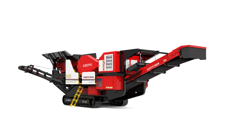 Construction Waste Mobile Crushing Station, Concrete Block Crusher for Stones, Mobile Stone Crusher