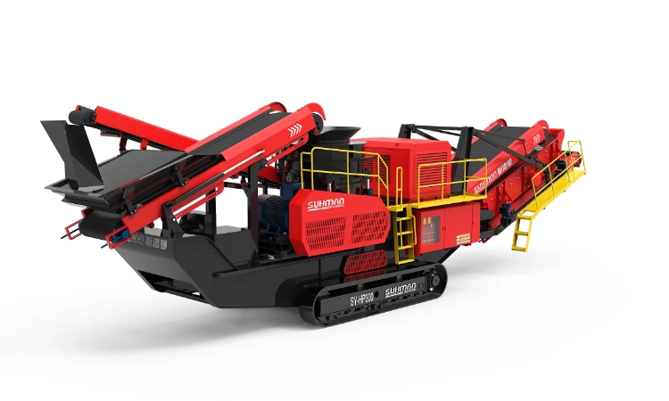 SY-HP300 Tracked Cone Crusher: 200-300 TPH for Hard Rock Crushing