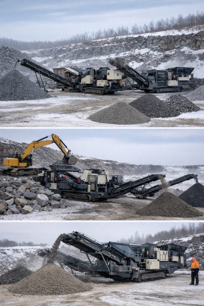 Russia 150 TPH Mobile Diabase Crushing Project — Novosibirsk Region