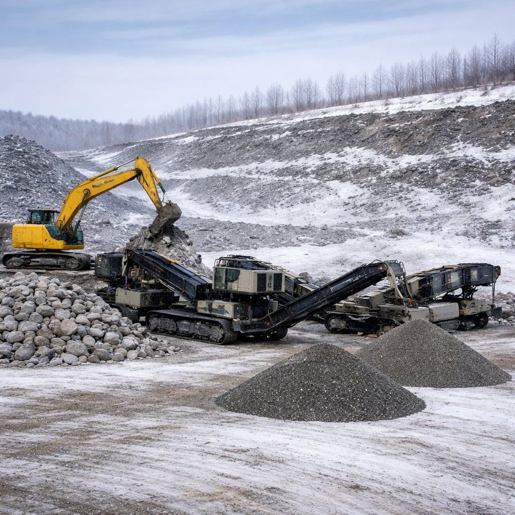 Russia 150 TPH Mobile Diabase Crushing Project — Novosibirsk Region